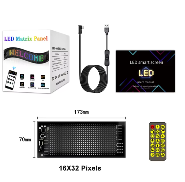 LED-Matrix-Anzeigetafel